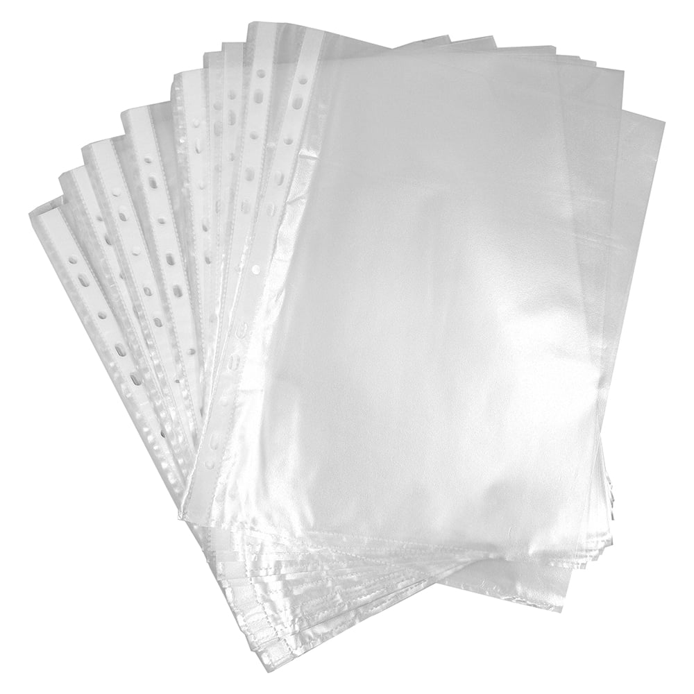 Изображение товара Файл с перфорацией WORKMATE A4 45 мкм 100 шт матовый бесцветный