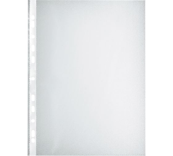 Изображение товара Файл с перфорацией WORKMATE а4, 50 мкм, глянцевый,100 шт/уп 15-0384