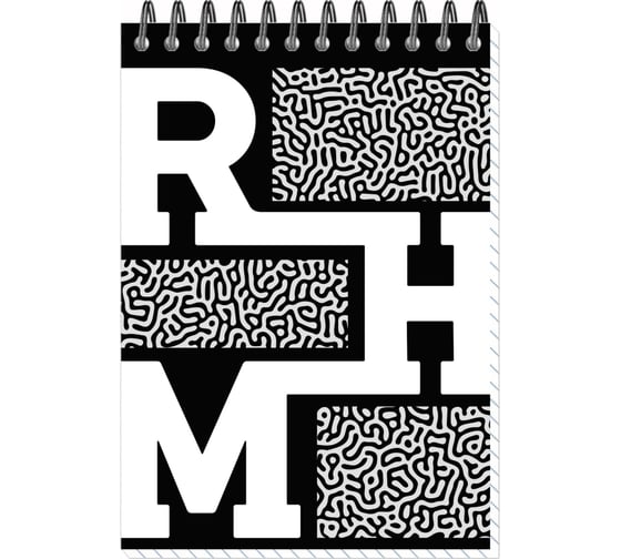 Изображение товара Блокнот Attache А6 50 листов, спираль, клетка, concept 1657557