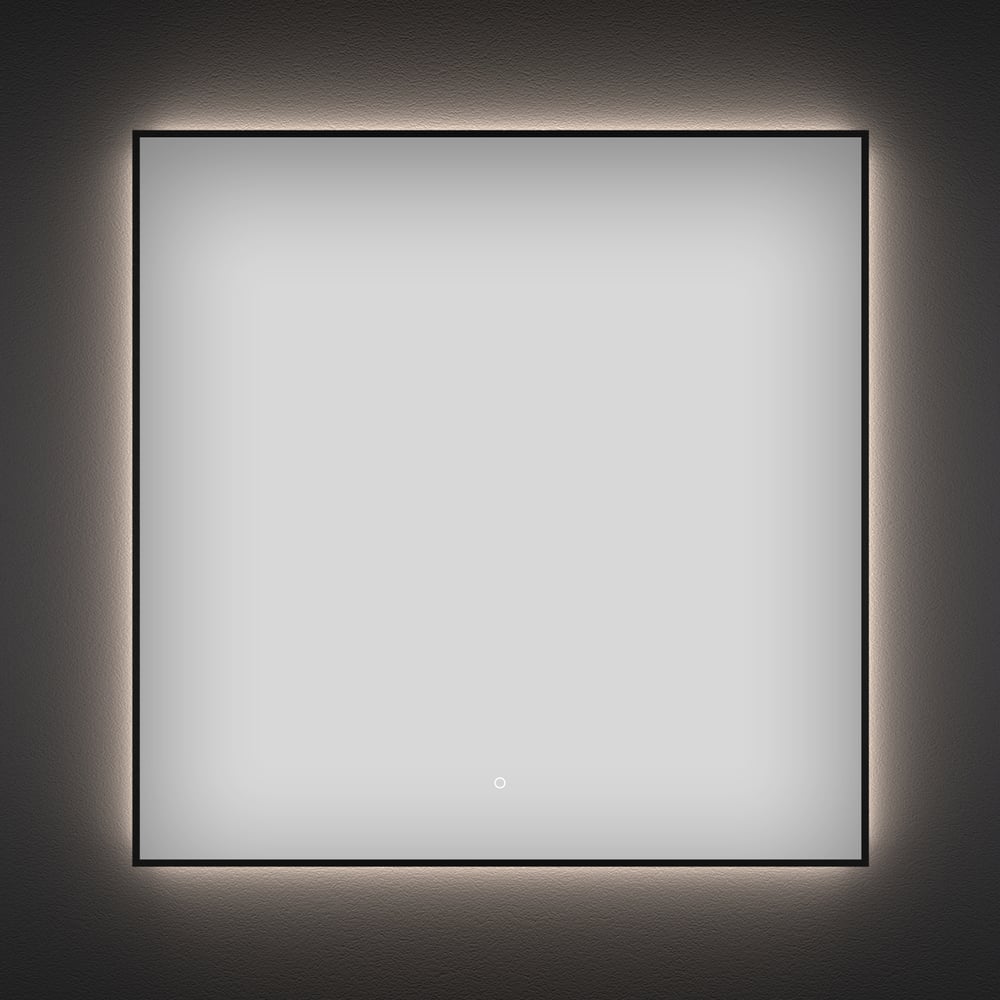 Настенное зеркало Wellsee зеркало для ванной март ferro с полкой 50x69 2 см чёрный