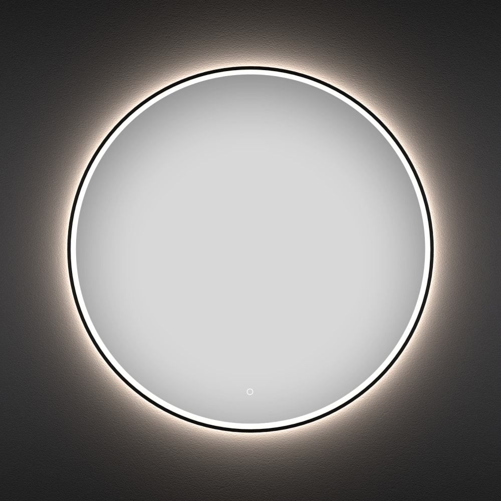 Круглое зеркало Wellsee зеркало cersanit eclipse smart 60x60 с подсветкой круглое в черной рамке 64146