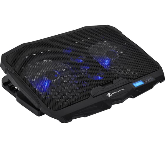 Изображение товара Подставка для ноутбука DIGMA D-NCP170-4 17", 390x280x28мм, 2xUSB, 4x70/125мм, FAN 750г, черный 1445203