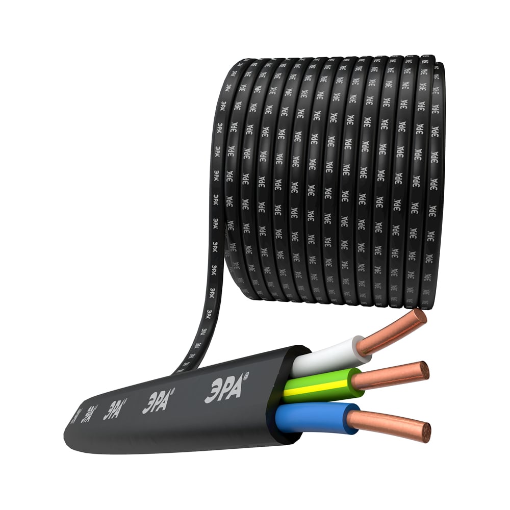 Изображение товара Электрический кабель ВВГПнг(А)LS 3x1.5 мм2 100 м для внутренней проводки