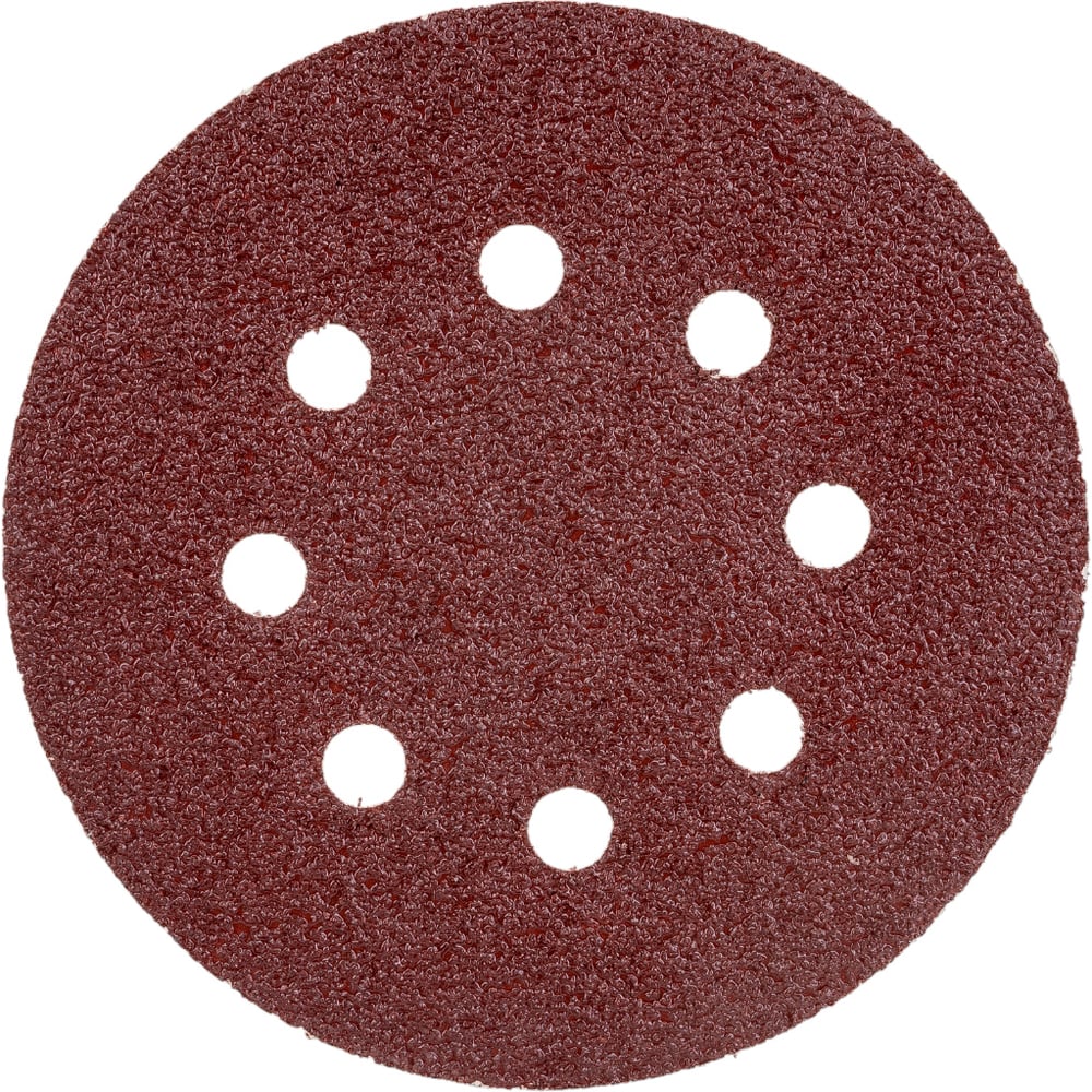 Изображение товара Круг шлифовальный на липучке 125 мм 10 шт Р40 универсальный