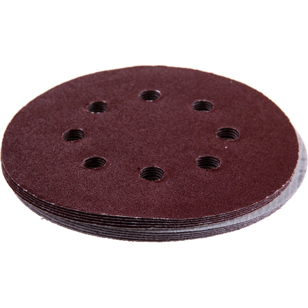 Изображение товара Круг шлифовальный на липучке 125 мм Р120 10 шт