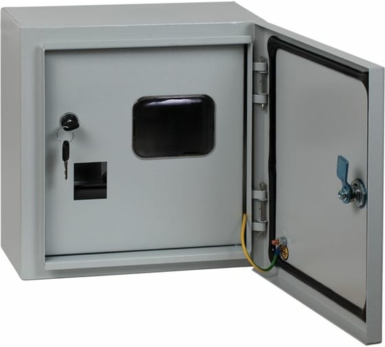 Изображение товара Учетно-распределительный навесной щит EKF ЩУРн-1 IP54 ЩУ-1/2 двухдверный 310х300х160 mb54-1-2