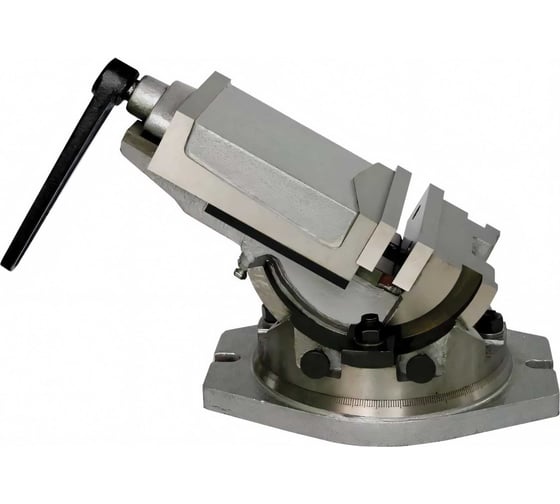 Изображение товара Станочные тиски GRIFF глобусные 160мм, Amax-125мм, вес-30.4кг, поворотные, серия QHK b241603