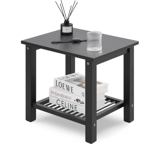 Изображение товара Прикроватная тумба Лузалес ВОЙВЫВ 40x50 черный 1011060105