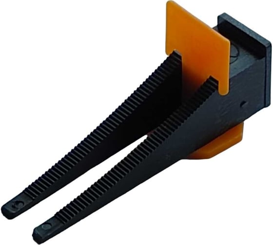 Изображение товара Система выравнивания плитки СВП комплект зажим/клин 500/500 шт, ширина шва 1.5 мм Никище 7.1.15.50