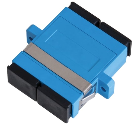 Изображение товара Волоконно-оптический соединительный адаптер NIKOMAX синий, 2шт NMF-OA2SM-SCU-SCU-2
