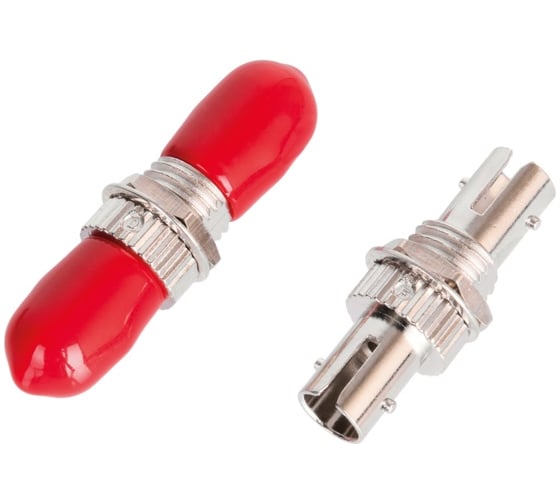 Изображение товара Волоконно-оптический соединительный адаптер NIKOMAX металлик, 2шт NMF-OA1UN-ST-ST-2