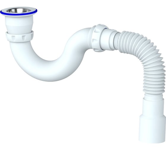 Изображение товара Сифон для душевого поддона Unicorn прямоточный 1.1/2 х40 c унив.г.т.40х40/50 G32