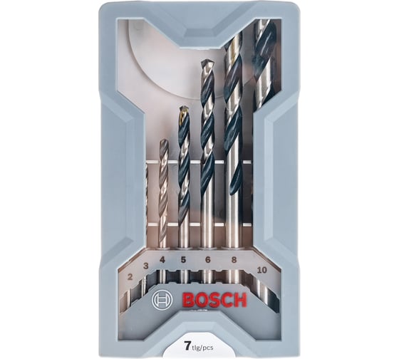 Изображение товара Набор сверл PointTeQ 2-10 мм, 7 шт. Mini X Bosch 2608577347