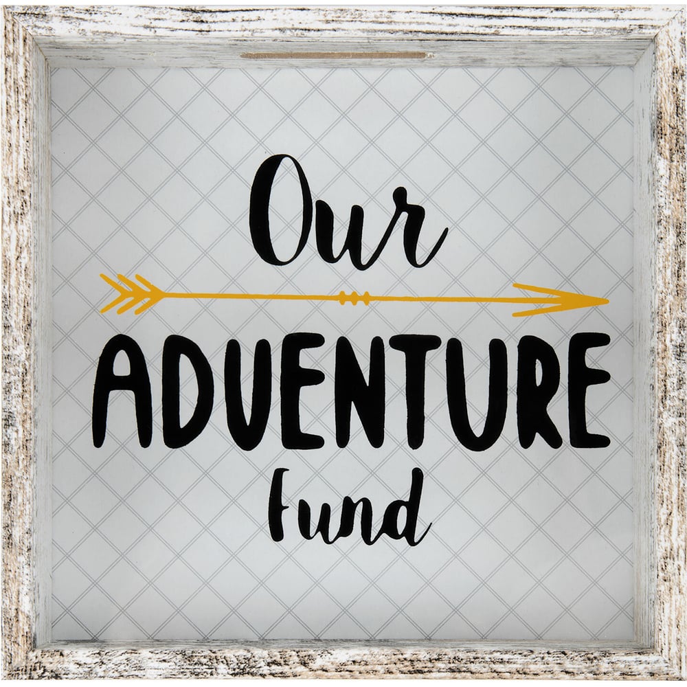 Изображение товара Рамка-копилка BRAUBERG 14x14 см стекло МДФ белая для фото 13.5x13.5 см