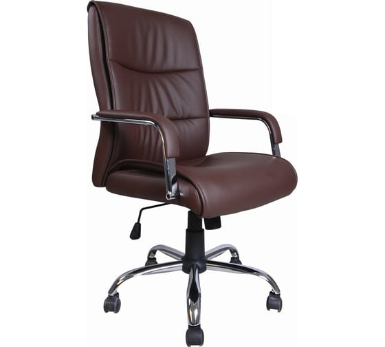 Изображение товара Компьютерное офисное кресло руководителя BRABIX Space EX-508, с подлокотниками, эко кожа, хром 531164