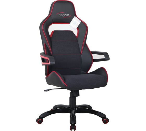 Изображение товара Компьютерное геймерское офисное кресло BRABIX Nitro GM-001, с подлокотниками, экокожа 531816