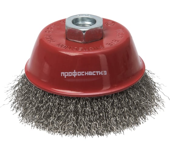 Изображение товара Щетка чашечная Эксперт № 503 для УШМ (проволока из нержавеющей стали, 75 мм, М14) Профоснастка 20801003