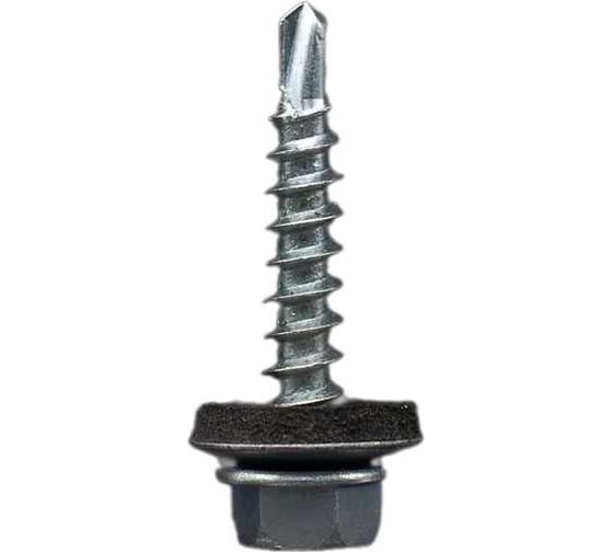 Изображение товара Кровельные саморезы BOWT ral 8017, 4.8x28 мм, 300 шт. R02783