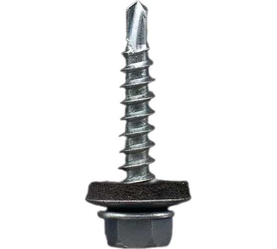 Изображение товара Кровельные саморезы BOWT белый цинк, 4.8x28 мм, 300 шт. R02715