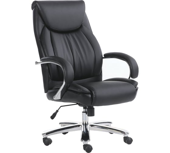 Изображение товара Компьютерное офисное кресло руководителя BRABIX PREMIUM Advance EX-575, с подлокотниками, хром, экокожа 531825
