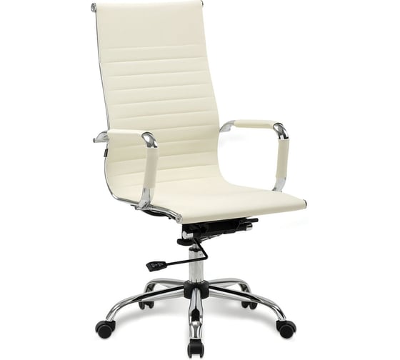 Изображение товара Кресло руководителя компьютерное рабочее офисное/для дома BRABIX Energy Ex-509, экокожа, хром, подлокотники 531166