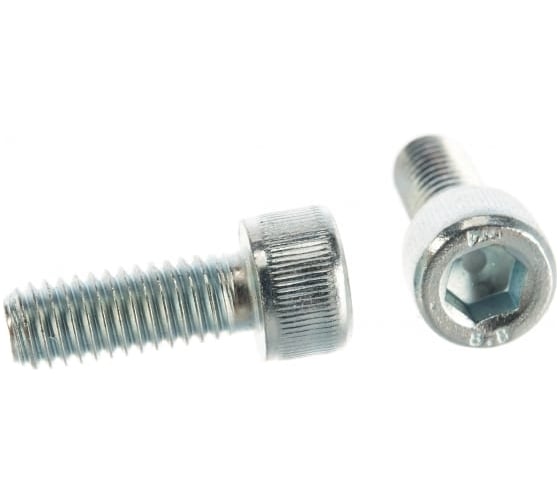 Изображение товара Винт ЦКИ DIN912 М6x40 мм, полная резьба, 8.8, цинк, HEX 5.0, 40 шт. 53338