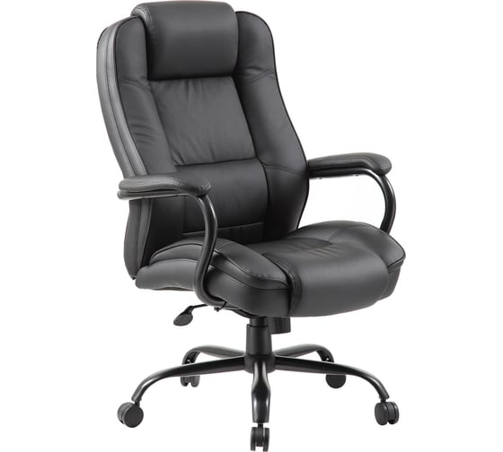 Изображение товара Кресло офисное BRABIX Heavy Duty Hd-002, усиленная конструкция, Нагрузка 200 кг экокожа 531829