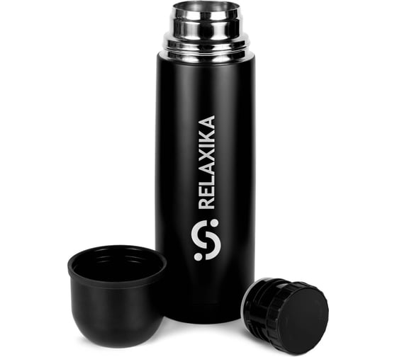 Изображение товара Термос Relaxika 101 0.75 л, оружейный черный R101.750.2