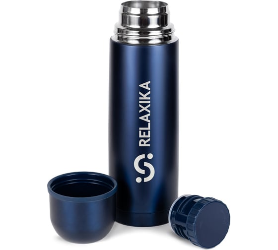 Изображение товара Термос Relaxika 101 0.75 л, темно-синий R101.750.3