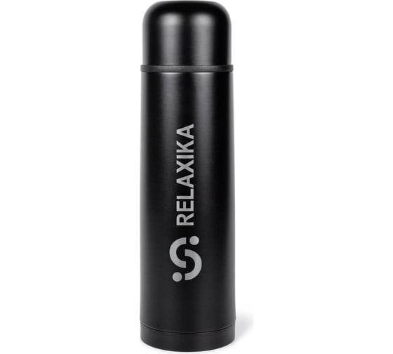 Изображение товара Термос Relaxika 101 1 л, оружейный черный R101.1000.2