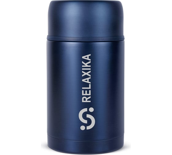 Изображение товара Термос для еды Relaxika 301 1 л, темно-синий R301.1000.3