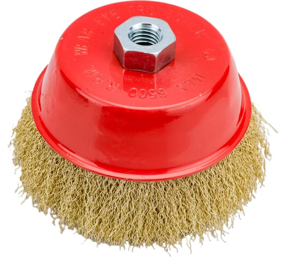 Изображение товара Щетка для МШУ чашка (125 мм, М14, металлическая проволока) Калибр 00000041861
