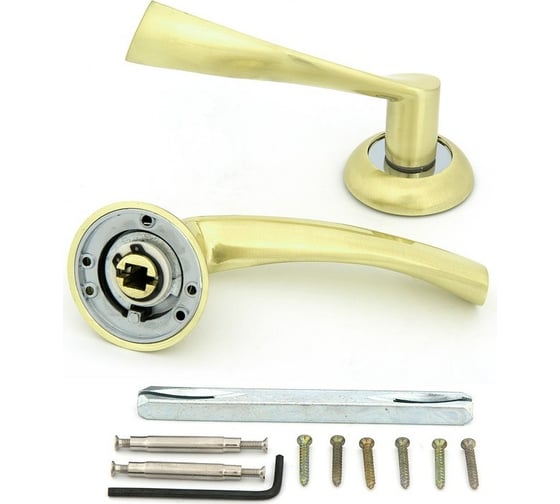 Изображение товара Дверная ручка Фабрика замков FZ 03 SG УТ-00000758