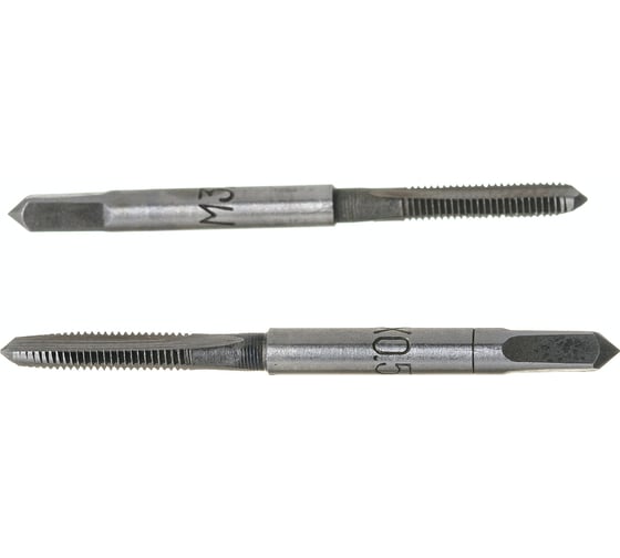 Изображение товара Метчик M03x0,5 2шт,в пластиковом футляре ЭВРИКА ER-00305M