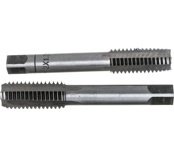 Изображение товара Метчик M12x1,75 2шт, в пластиковом футляре ЭВРИКА ER-01217M