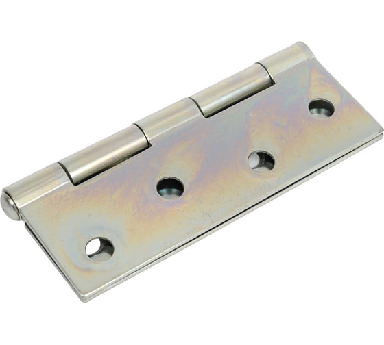 Изображение товара Дверная универсальная петля STAYER "MASTER" цвет белый цинк, 100мм 37611-100-1