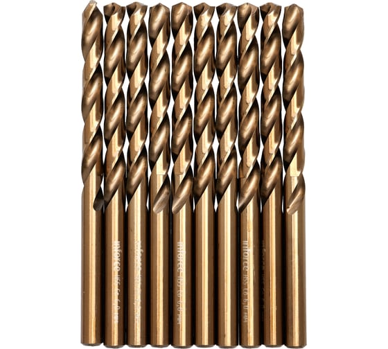 Изображение товара Сверло по металлу HSS-CO (10 шт/уп; 6x93x57 мм) Inforce 11-01-447