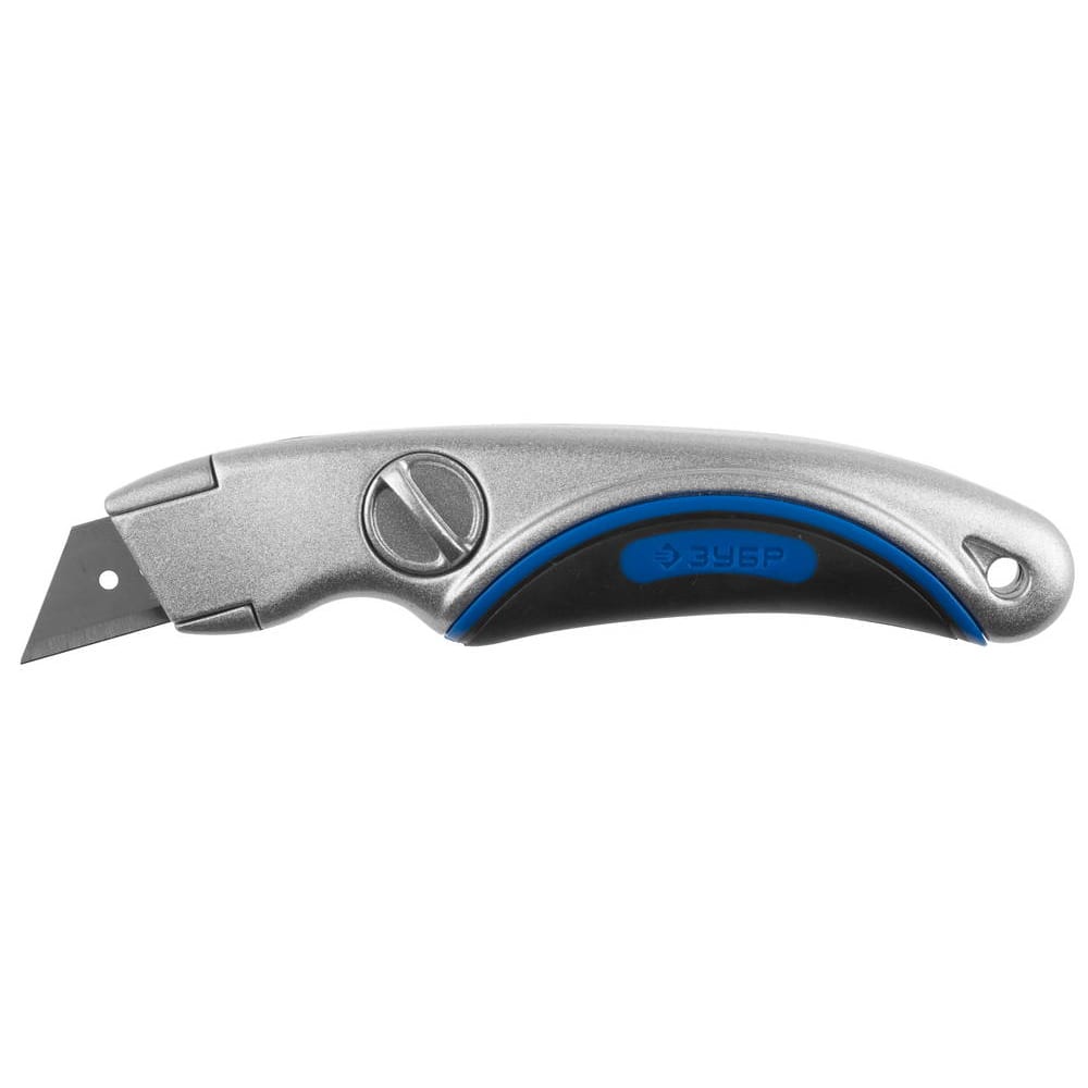 Универсальный нож ЗУБР универсальный алюминиевый угольник для 3d заготовок зубр