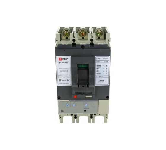 Изображение товара Автоматический трехполюсный выключатель EKF ВА-99C 630/630А 45кА mccb99C-630-630