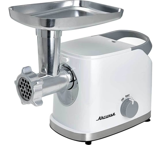 Изображение товара Электромясорубка Аксинья КС-2004 белый, 3000 Вт, нерж. лоток Р1-00010512