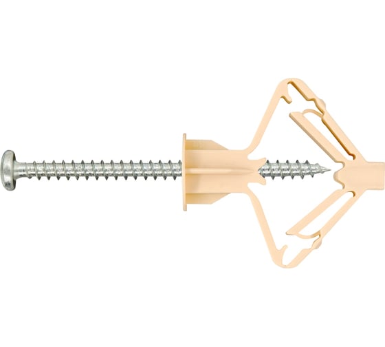 Изображение товара Анкер для тонколистовых материалов ЕВРОПАРТНЕР PLA 10х50 с шурупом, 60 шт. 86911