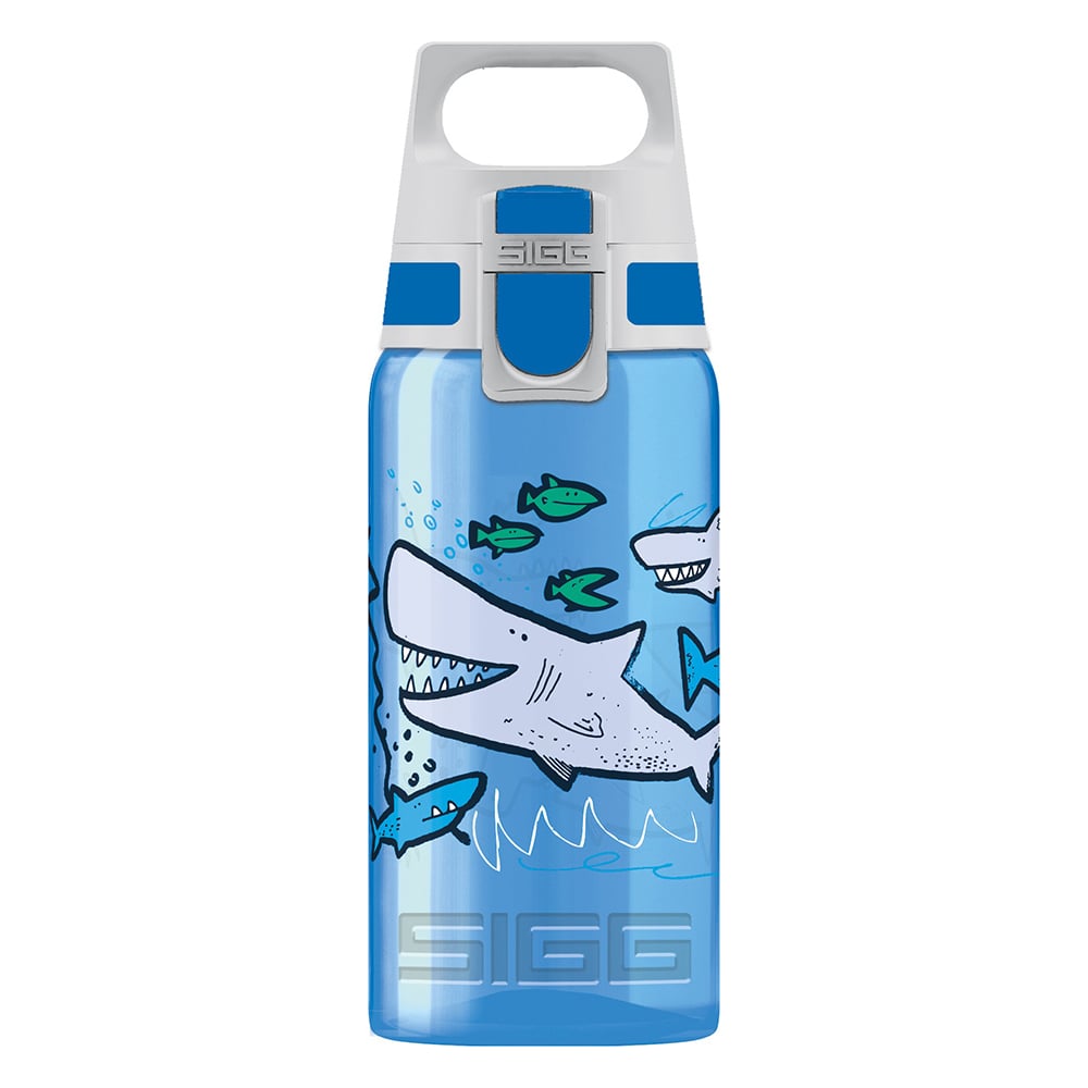 фото Детская бутылочка sigg viva one sharkies 0.5 литра, голубая 8686.50