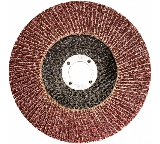 Изображение товара Круг лепестковый торцевой КЛТ-1 (125x22.2 мм; Р80) Без бренда 74006