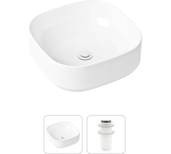 Изображение товара Накладная раковина для ванной Lavinia Boho Bathroom Sink Slim в комплекте 2 в 1 21520836