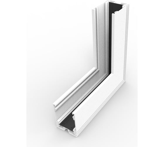 Изображение товара Угловой коннектор SWG для накладного трека, настенно-потолочный, Белый Муар SY-601902-CN-WHMR-PCB