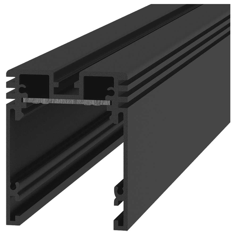 Изображение товара Низковольтный трек SWG SY 2м универсальный для потолочного монтажа черный алюминий