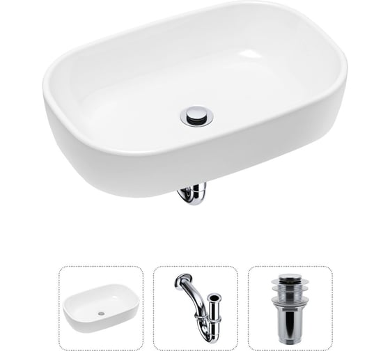 Изображение товара Накладная раковина для ванной Lavinia Boho Bathroom Sink в комплекте 3 в 1 21520001