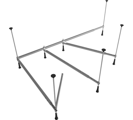 Изображение товара Акриловая ванна с каркасом и экраном Lavinia Boho Bell Pro в наборе 3 в 1 S1-370217PR