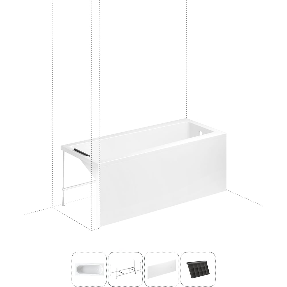 Изображение товара Акриловая ванна Lavinia Boho Rock 150х75 S2-3707005P