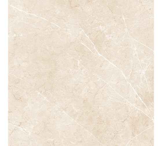 Изображение товара Керамогранит матовый AlmaCeramica Crema Marfil 600x600x9,5 4 шт в уп 43,2 м в пал GFU04CMF04R